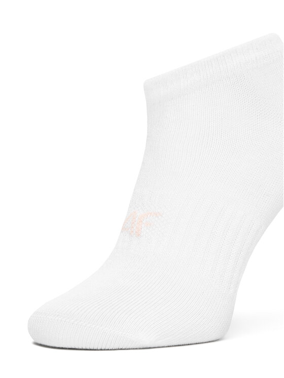 4F 4F Set di 3 paia di calzini corti da bambini 4FJSS23USOCF097 Bianco
