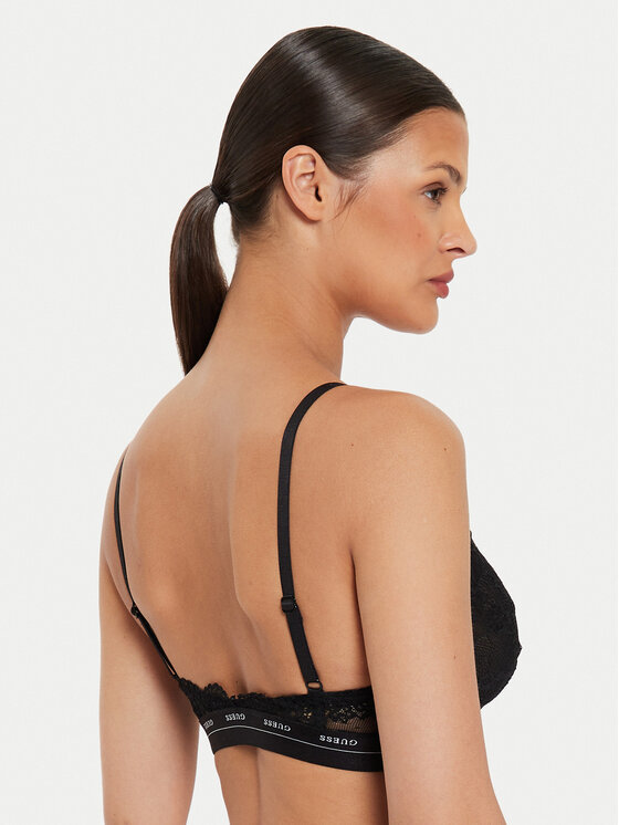 Guess Guess Podprsenka Bralette O4YC00 PZ01C Černá