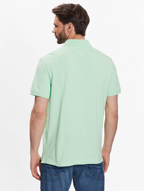 Tommy Hilfiger Tommy Hilfiger Polo majica 1985 MW0MW17770 Zelena Regular Fit