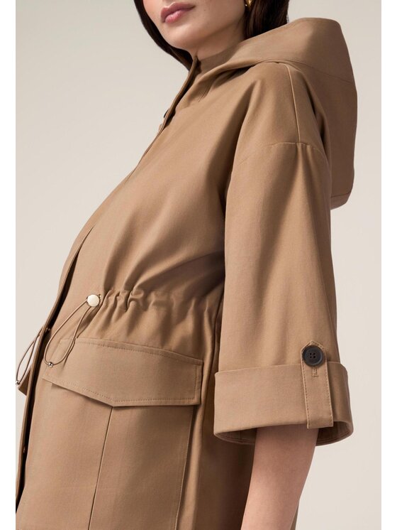 Oltre Oltre Cappotto 0058J000097N002 Écru Over Fit