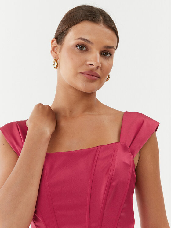 Rinascimento Rinascimento Coctailkleid CFC0115251003 Rosa Slim Fit