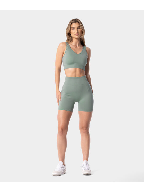 Carpatree Carpatree Szorty sportowe Simply Shorts Zielony Fitted Fit