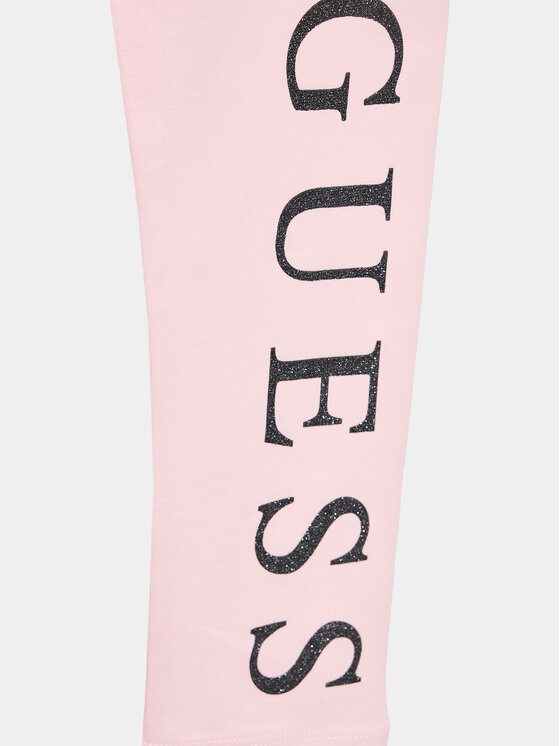 Guess Guess Legginsy J93B11 K82K0 Różowy Slim Fit