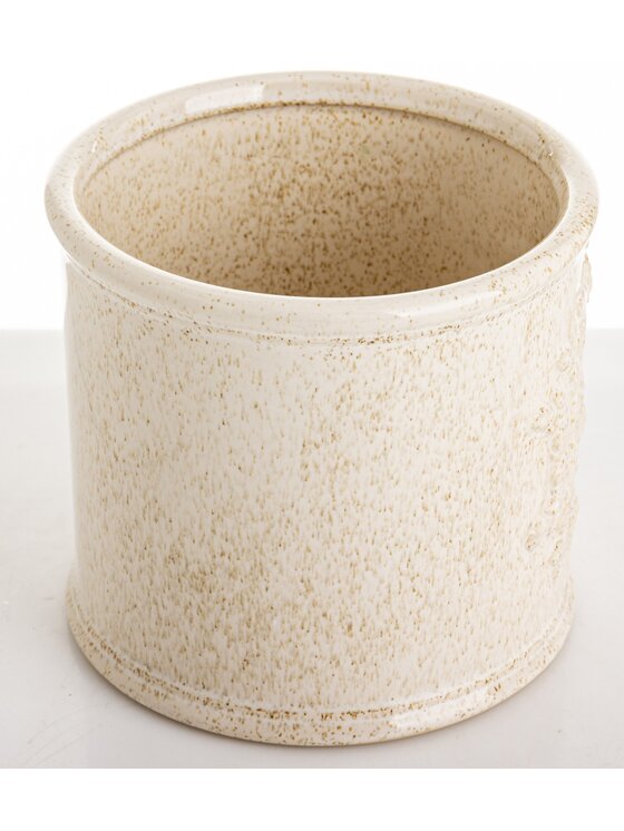 MIAhome MIAhome Kwietnik Osłonka cementowo-ceramiczna ANTIC-2 Biały