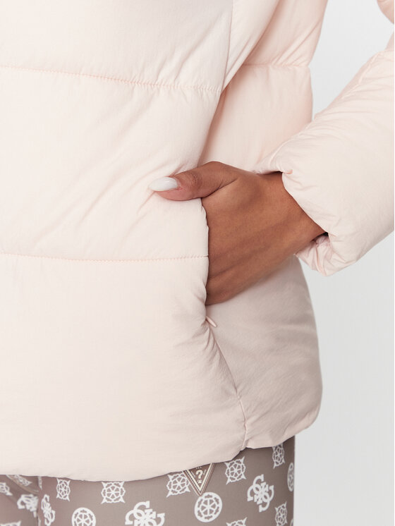 Guess Guess Zimní bunda V3BL13 WFUD0 Růžová Regular Fit