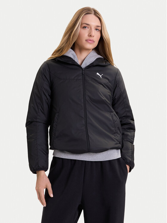 Puma Puma Átmeneti kabát Ess 688383 01 Fekete Regular Fit