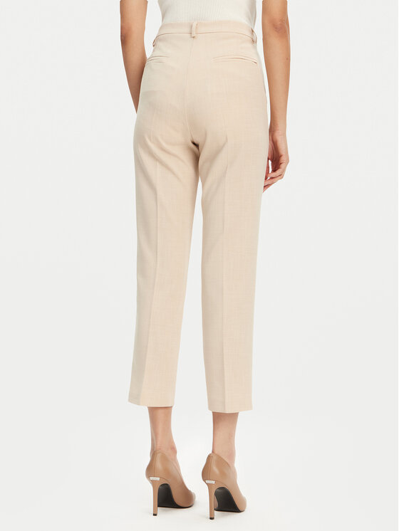 Maryley Maryley Chinosy 25EB571/21BE Beżowy Regular Fit
