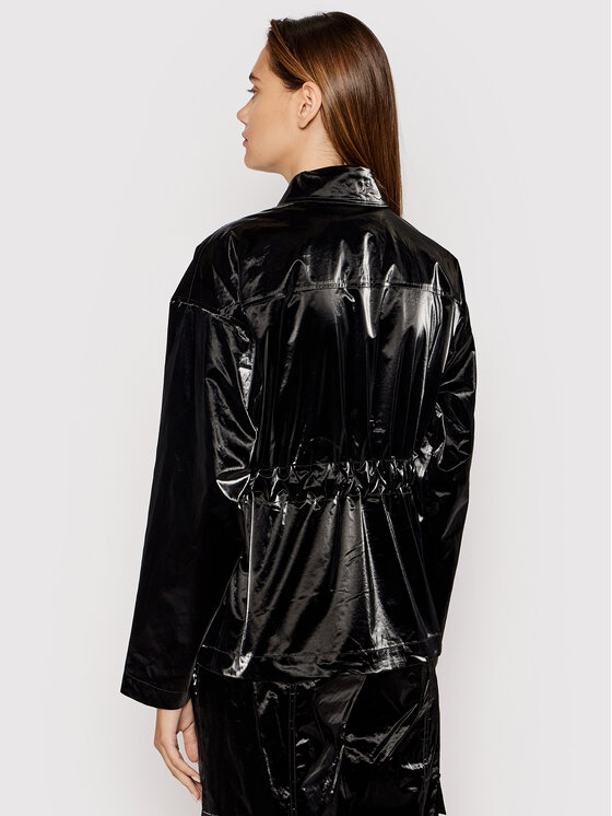 Remain Remain Bunda z imitace kůže Ruth RM409 Černá Regular Fit