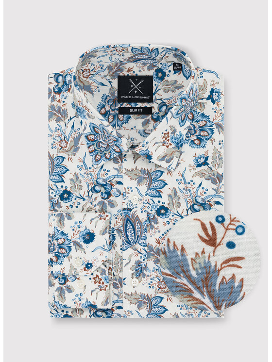 Pako Lorente Pako Lorente Koszula P23WN-1X-014 Beżowy Slim Fit