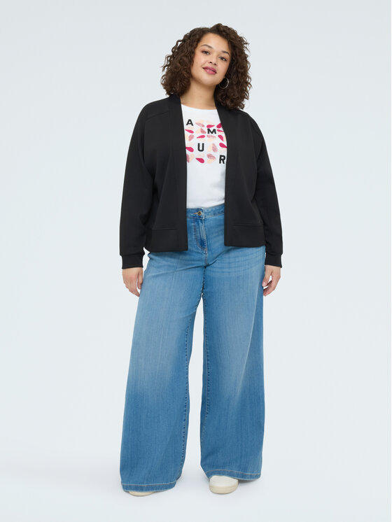 Fiorella Rubino Fiorella Rubino Bluza G848L008963N033 Czarny A-Line Fit