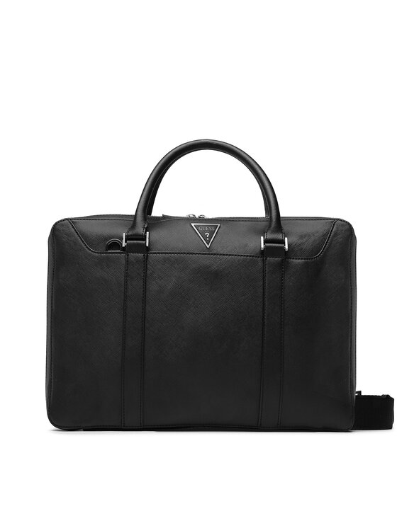 Guess Guess Torba na laptopa Certosa Saffiano Smart HMECSA P3138 Czarny