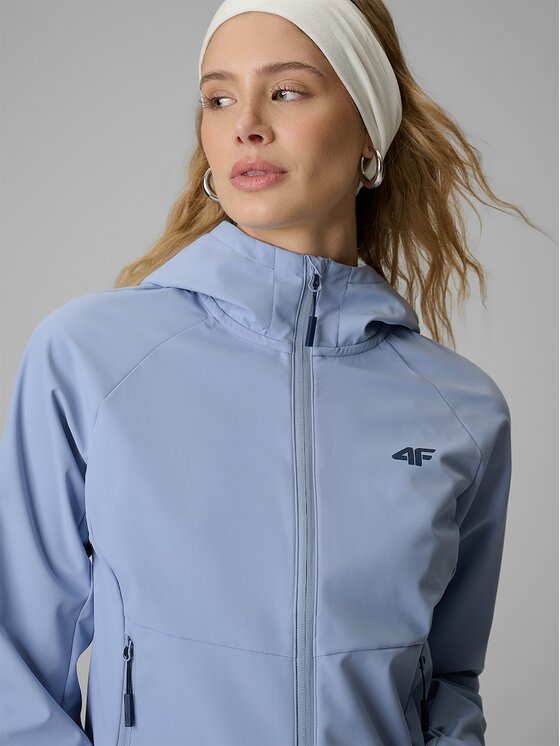 4F 4F Giacca softshell 4FWSS26TSOFF546-34S Blu Regular Fit