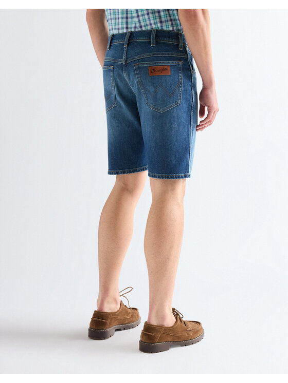 Wrangler Wrangler Szorty jeansowe TEXAS SHORTS Niebieski Straight Leg