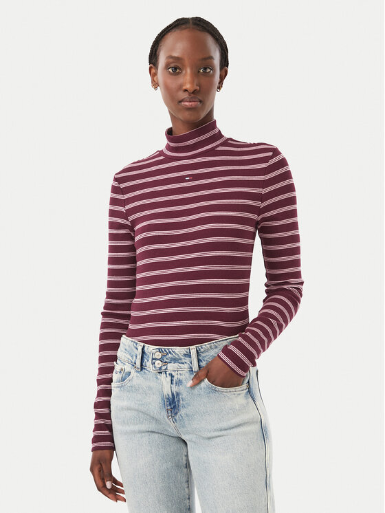 Tommy Jeans Tommy Jeans Palaidinė Essential DW0DW19830 Violetinė Slim Fit