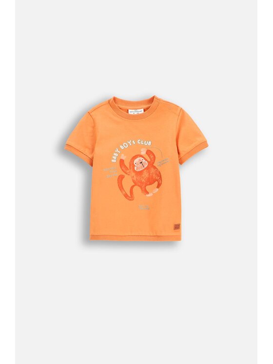 Coccodrillo Coccodrillo T-Shirt WC5143201SBN-006 Pomarańczowy Regular Fit
