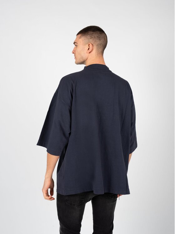 Gap Gap T-Shirt 719614 TMVQ2 Tmavomodrá Oversize