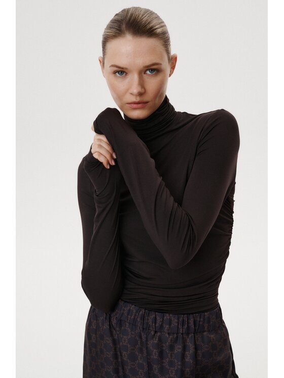 MARI PRETI MARI PRETI Dolcevita Lisara Marrone Regular Fit