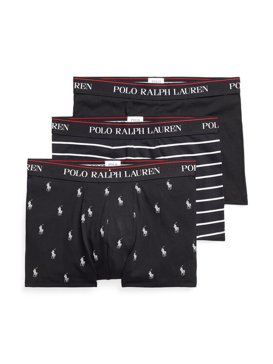 Polo Ralph Lauren Komplet 3 par bokserek 714830299009 Czarny