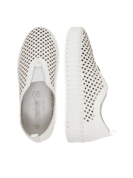 Rieker Rieker Halbschuhe M8351-80 Weiß