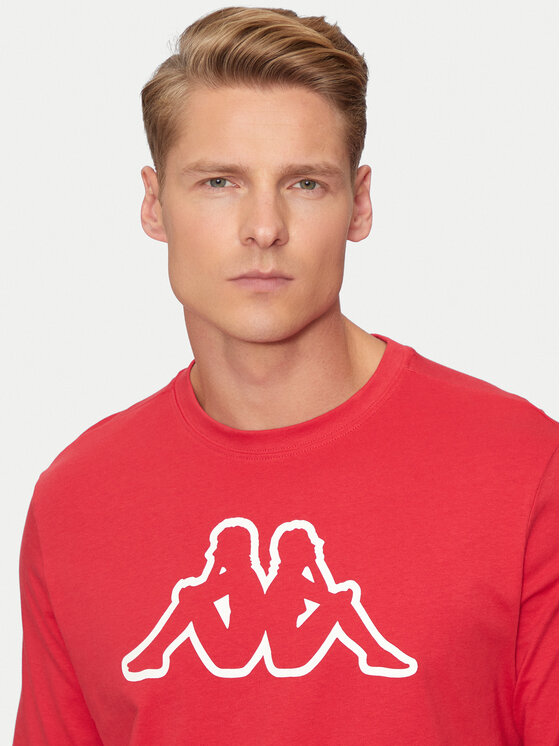 Kappa Kappa Футболка Logo Korpo Cromen 303HZ70 Червоний Regular Fit
