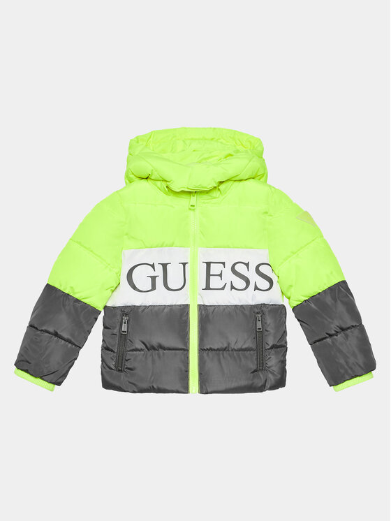 Guess Dūnu jaka N3BL02 WB240 Dzeltens Regular Fit