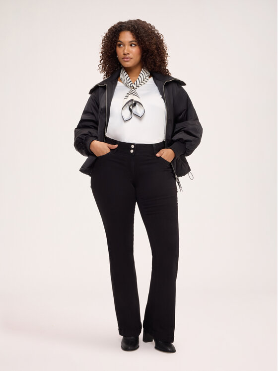 Fiorella Rubino Fiorella Rubino Jeansy P464T105158N033 Czarny Flare Fit
