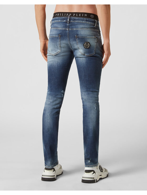 PHILIPP PLEIN PHILIPP PLEIN Jeansy 3197 Niebieski jasny Straight Fit