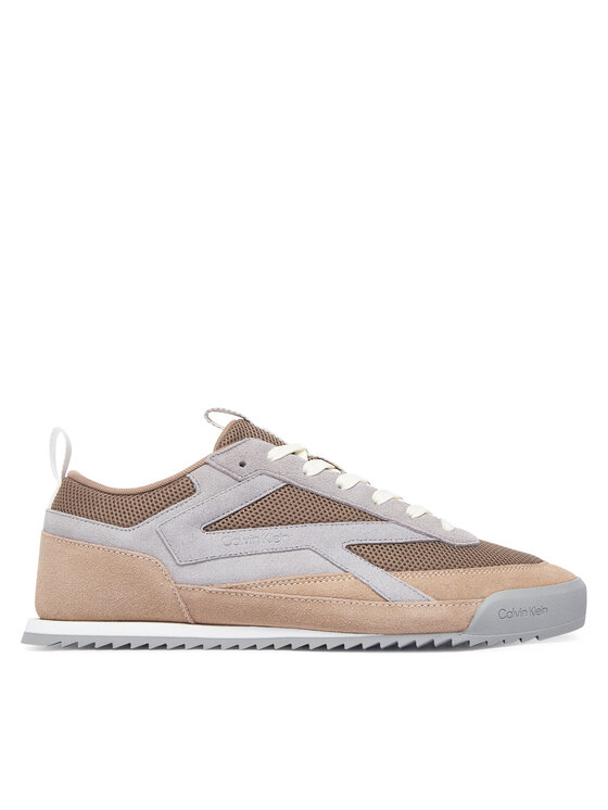 Calvin Klein Calvin Klein Сникърси Low Pro Runner Mix Mat HM0HM02208 Кафяв
