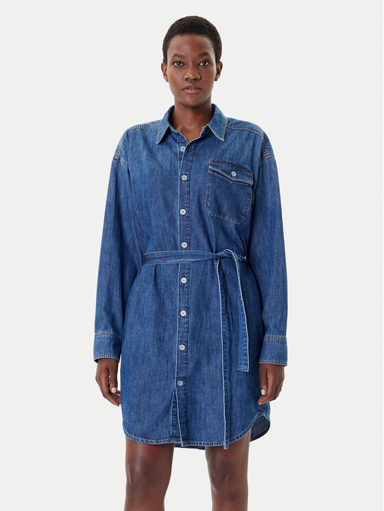 G-Star Raw G-Star Raw Jeans haljina D26814-D252 Tamnoplava Regular Fit