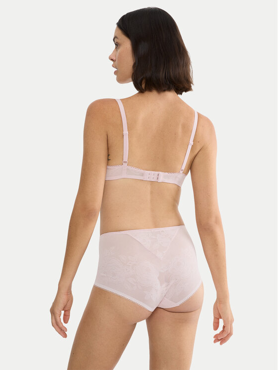 Triumph Triumph Biustonosz z fiszbiną Wild Rose Sensation 10205990 Różowy