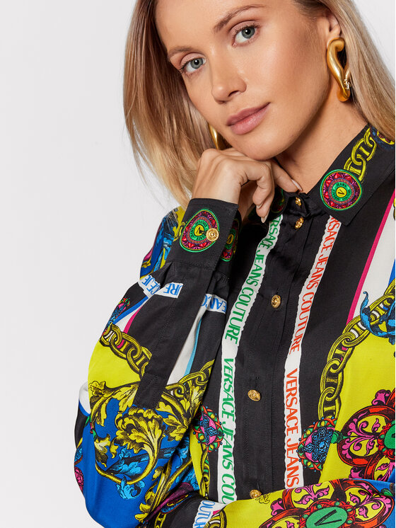 Versace Jeans Couture Chemise 71HAL2P1 Multicolore Regular Fit Modivo