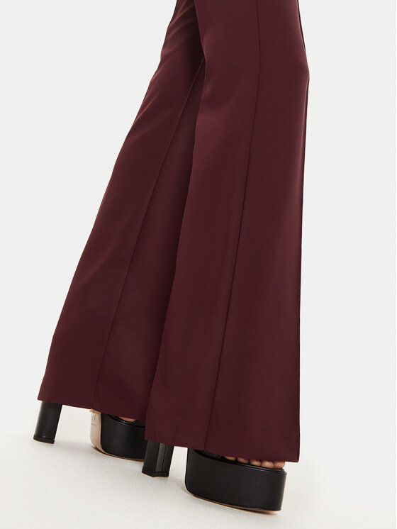Elisabetta Franchi Elisabetta Franchi Stoffhose PA-T35-46E2 Dunkelrot Regular Fit