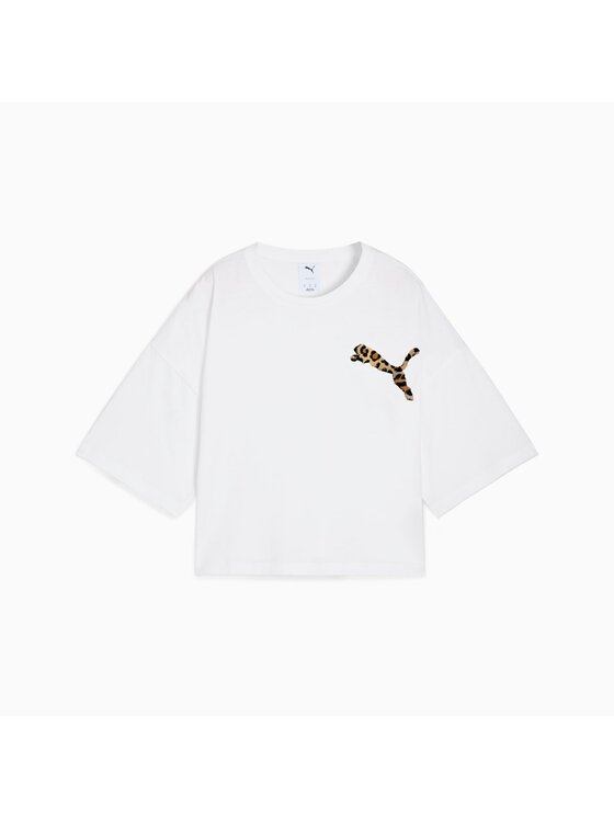 Puma Puma T-Shirt 632337 Biały Regular Fit