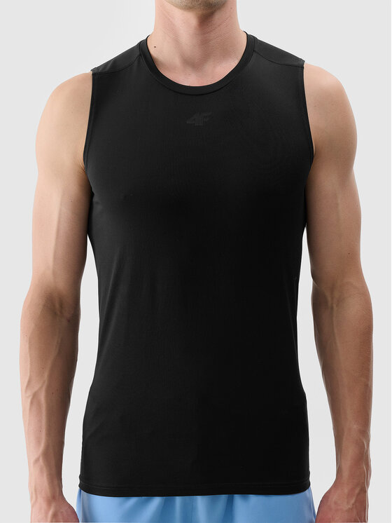 4F 4F Tank top 4FWSS25TFSLM461 Czarny Active Fit
