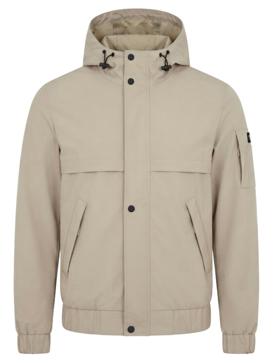 Ombre Ombre Kurtka przejściowa C586 Beżowy Regular Fit
