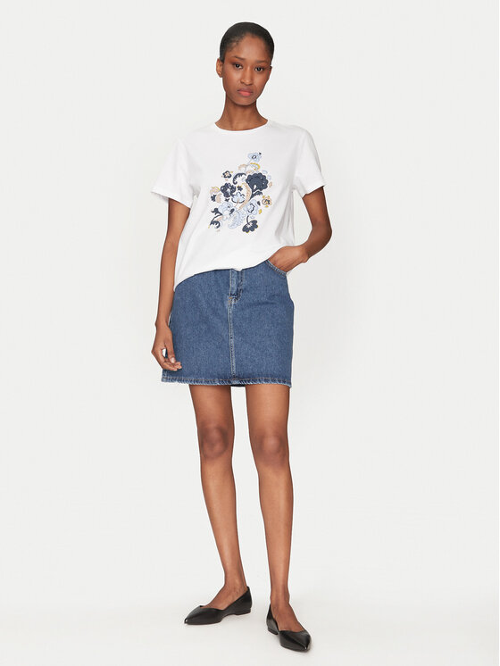 Marella Marella T-shirt Ovest 2515971071 Bijela Regular Fit
