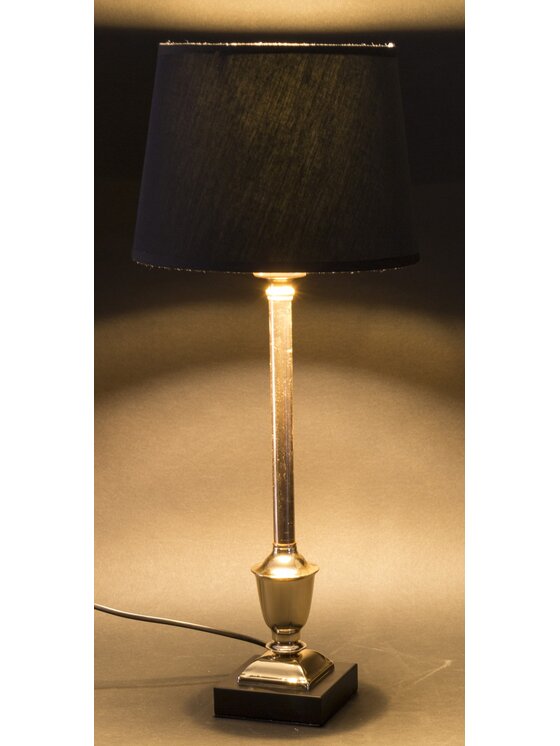 MIAhome MIAhome Lampka nocna Lampa stołowa MAUD z okrągłym abażurem Złoty