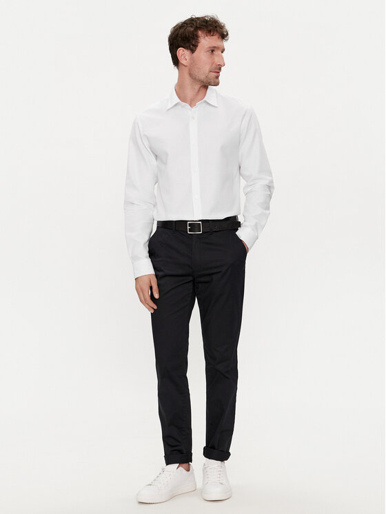 Jack&Jones Jack&Jones Риза Harvey 12248522 Бял Slim Fit