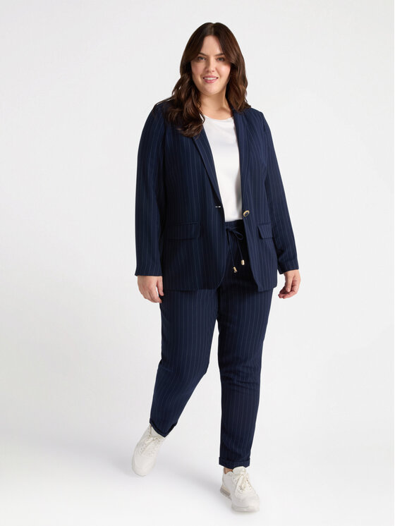 Fiorella Rubino Fiorella Rubino Marynarka Q505T000184N0Z4 Niebieski Slim Fit