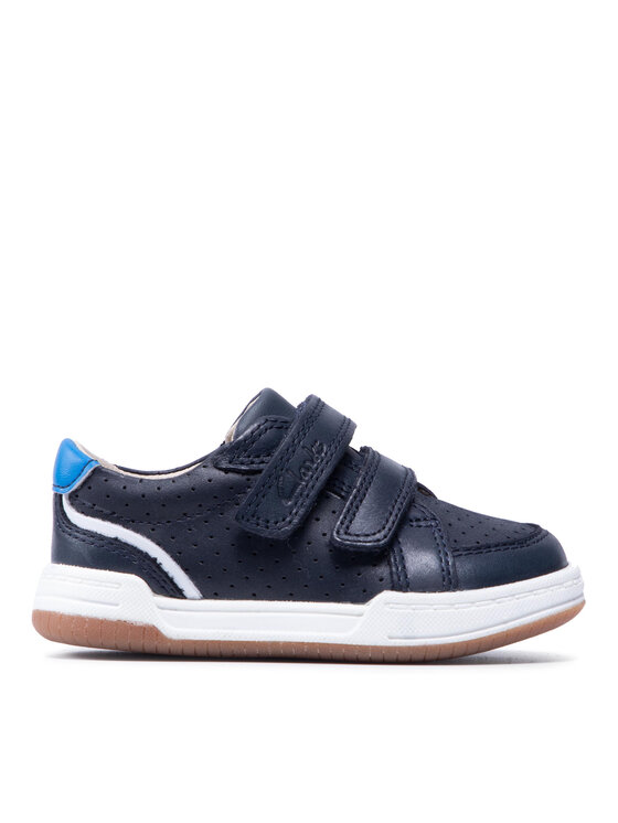 clarks sneakers fawn solo t 261589887 bleu marine