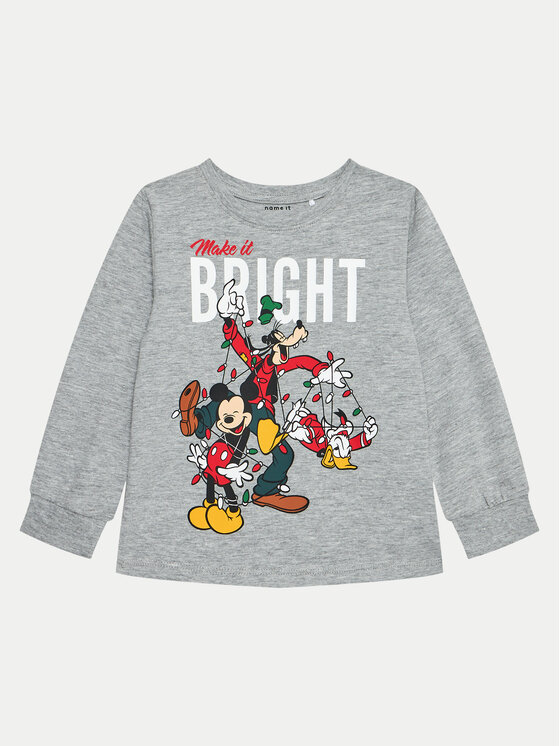 NAME IT NAME IT Pyjama Mickey 13234179 Grau Regular Fit