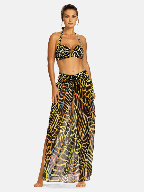 Feba Feba Vestito da spiaggia F43-2024 Nero