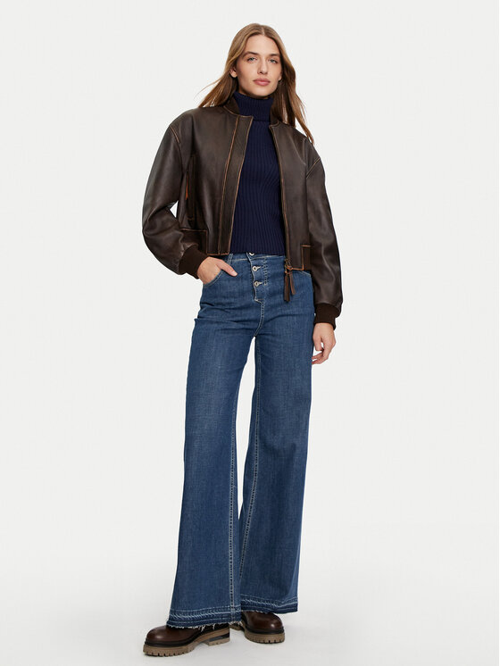 Please Please Jeans hlače P3A8BQ2NRH Modra Regular Fit