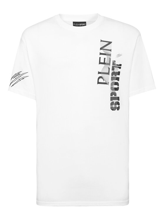 Plein Sport Plein Sport T-Shirt 10217 Biały Regular Fit