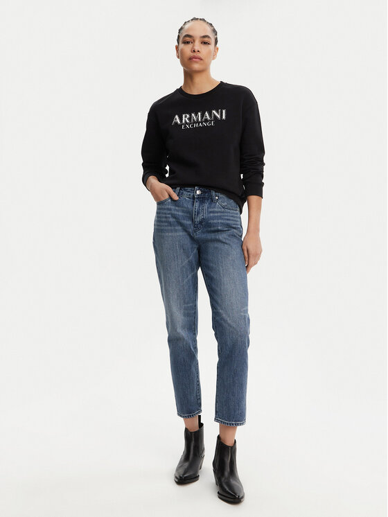 Armani Exchange Armani Exchange Mikina XW000159 AF11851 UC001 Čierna Regular Fit