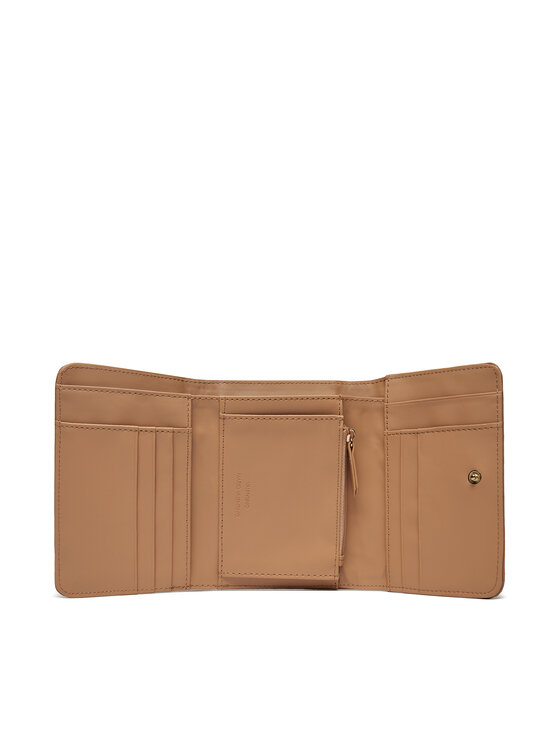 Valentino Valentino Голям дамски портфейл Brixton VPS7LX43 Бежов