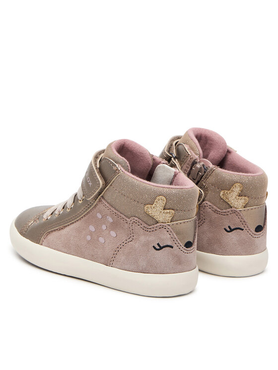 Geox Geox Sneakers B Gisli Girl B661MA 022NF C5005 S Dunkelbeige