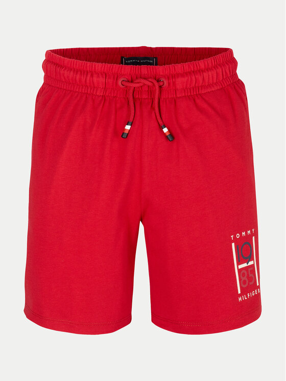 Tommy Hilfiger Tommy Hilfiger Sport rövidnadrág Graphic KB0KB09477 Piros Regular Fit