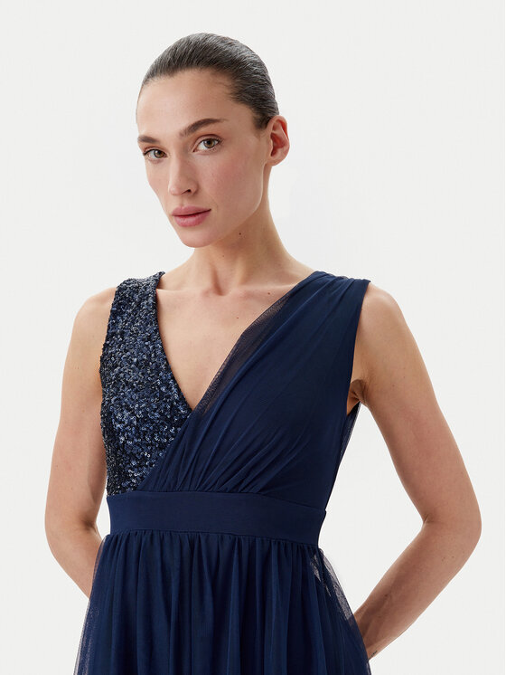 Rinascimento Rinascimento Abendkleid CFC0123704003 Dunkelblau Regular Fit