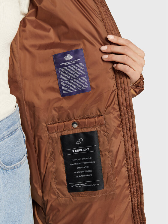 Add Add Pernata jakna 6AW226 Smeđa Regular Fit